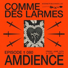 Comme des Larmes podcast w / AMDIENCE #80