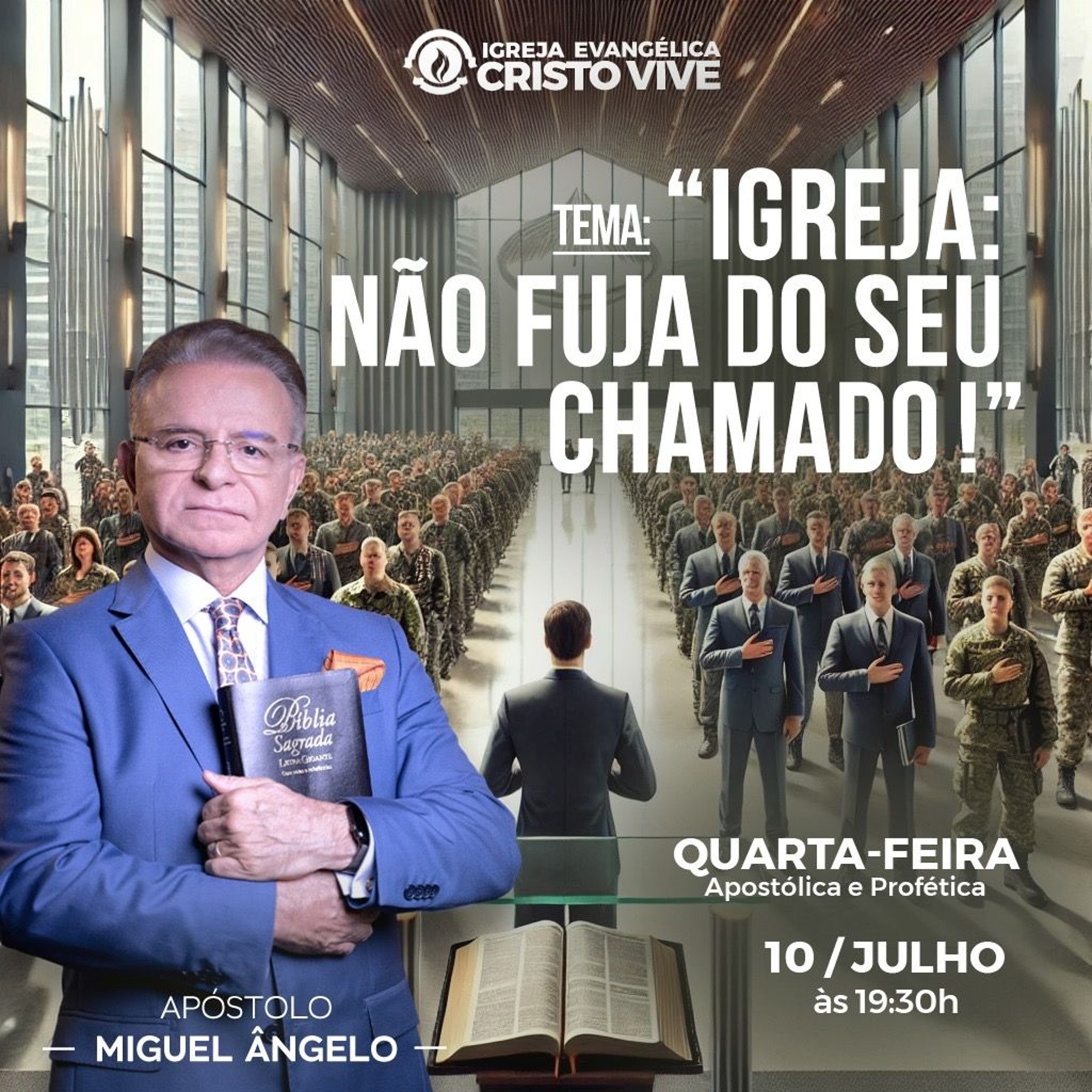 Igreja Evangélica Cristo Vive - Ap. Miguel Ângelo