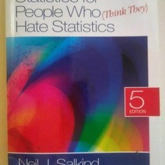 ⚡Read🔥Book Statistics for People Who (Think They) Hate Statistics (Salkind, Statistics for Peop