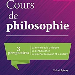 Télécharger eBook Cours de philosophie. CPGE, Université, concours (French Edition) au format EPU