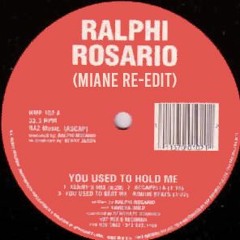 Ralphi Rosario - You Used To Hold Me (Miane Edit)FREE DOWNLOAD