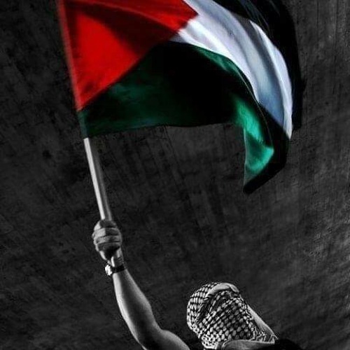 A Palestinian holds his country's flag A Palestinian holds. Flickr