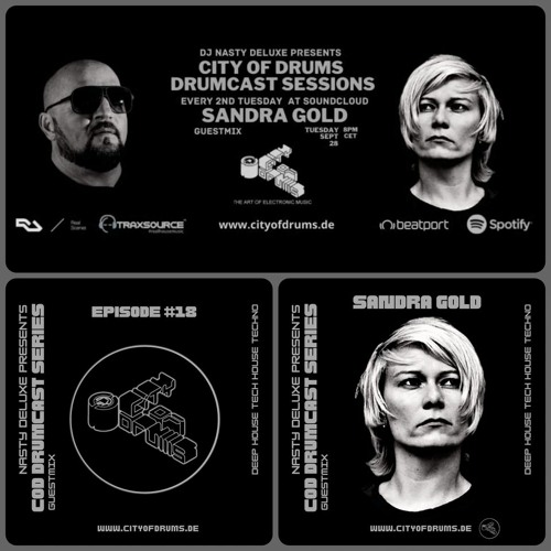 City Of Drums - Drumcast Series #18 - Sandra Gold Guestmix presented by DJ Nasty Deluxe