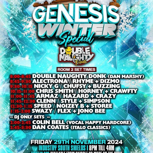 DJ Nicky G Genesis Double Naughty Room Set (No Mc)