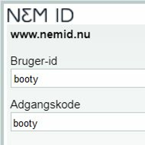 NemID er booty booty
