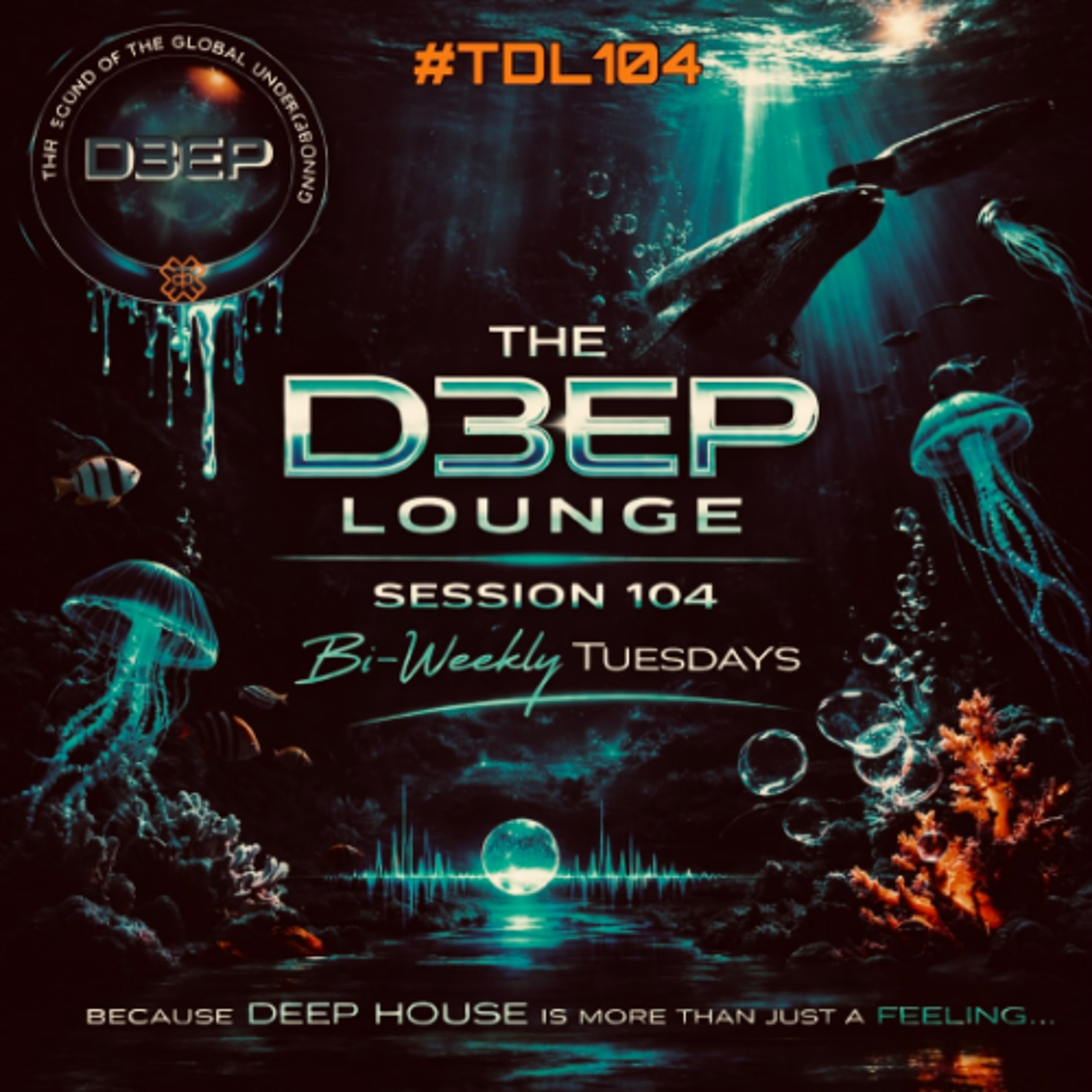 The D3EP Lounge "Session 104" episode artwork
