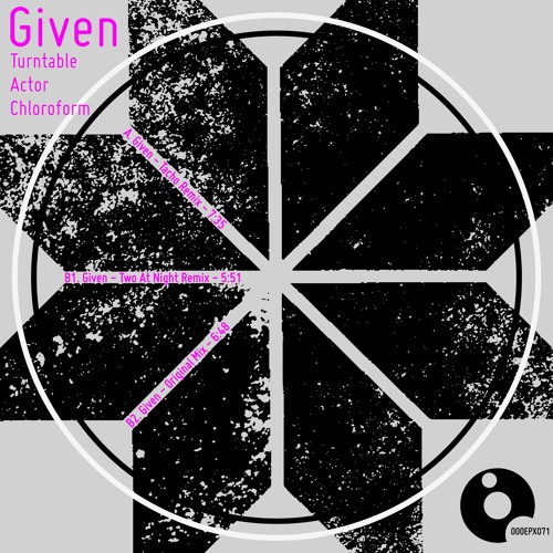 Given - Tacho Remix -OOOEPX071