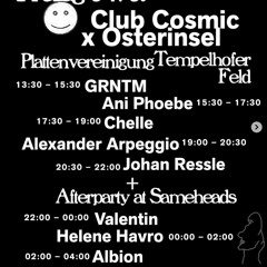 Albion at Club Cosmic, Sameheads 04.07.25 Listen Listen, Tempelhofer Feld Weekend