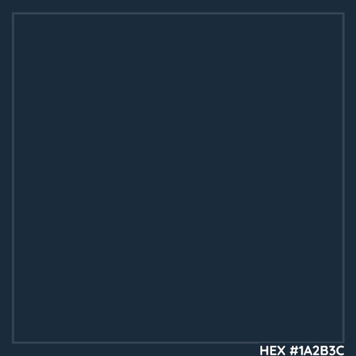 HEX#1A2B3C