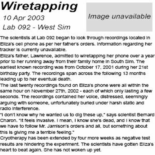 2003 04 10 - Wiretapping