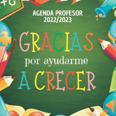 ✔Kindle⚡️ AGENDA PROFESOR 2022 2023: Regalo Profesora Infantil | Planificador Calendario