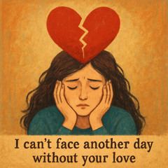 I can’t face another day without your love