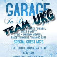 'GARAGE IN DA JUNGLE' BOXING DAY AT MIAMI BAR (UKG) PROMO MIX
