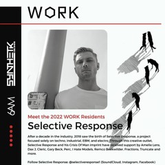WORK Residency Program: Resident Selective Response Mix