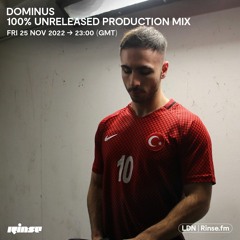 Dominus (100% Unreleased Production Mix) - 25 November 2022
