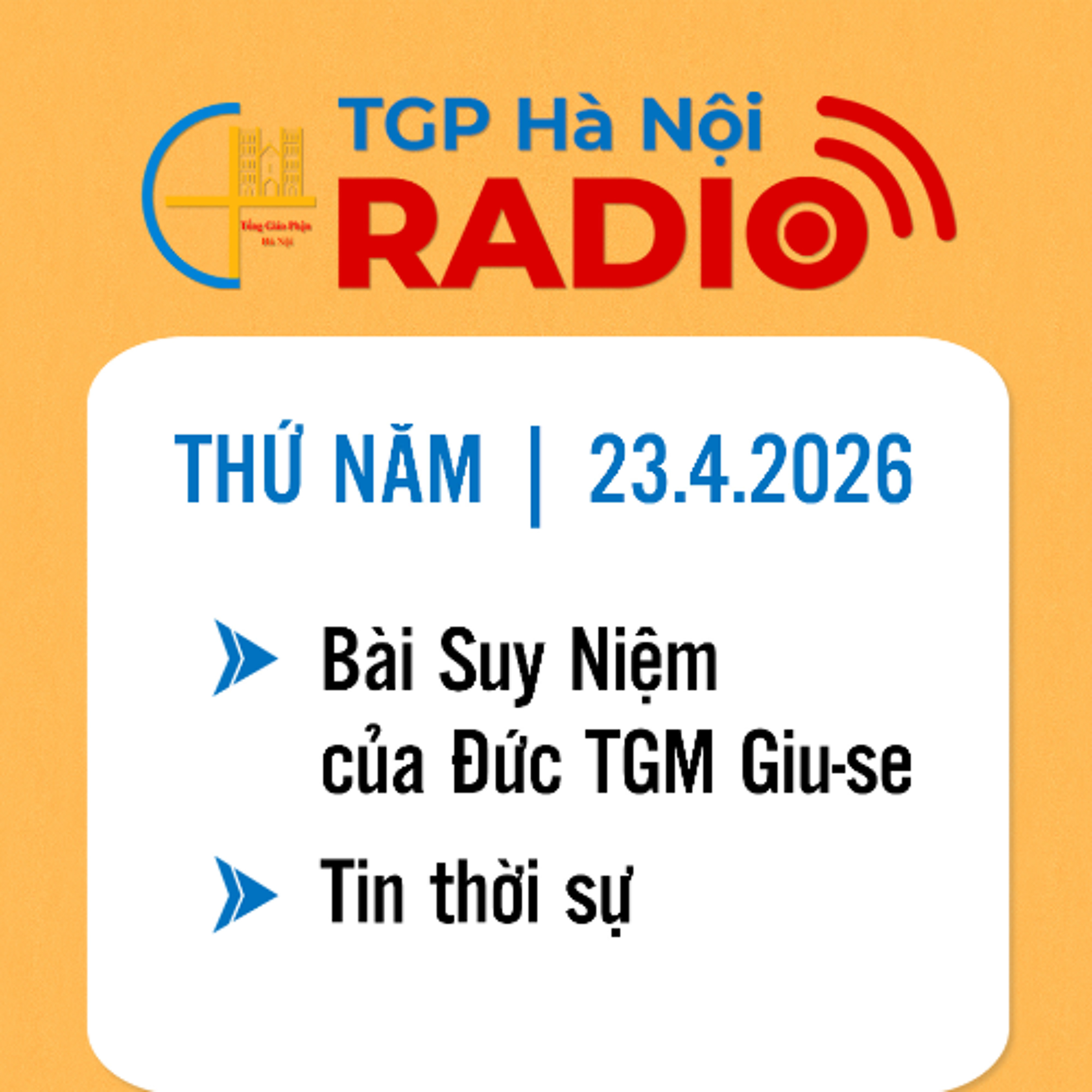 Thứ Năm ngày 23/4/2026
