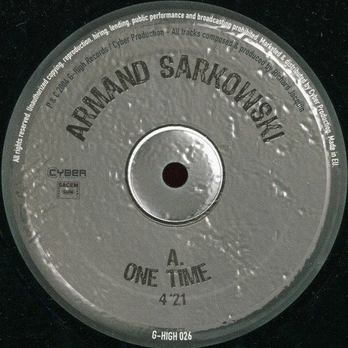 Armand Sarkowski - One Time (2004)