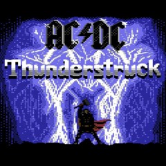 ACDC Thunderstruck 8-Bit C64 Cover
