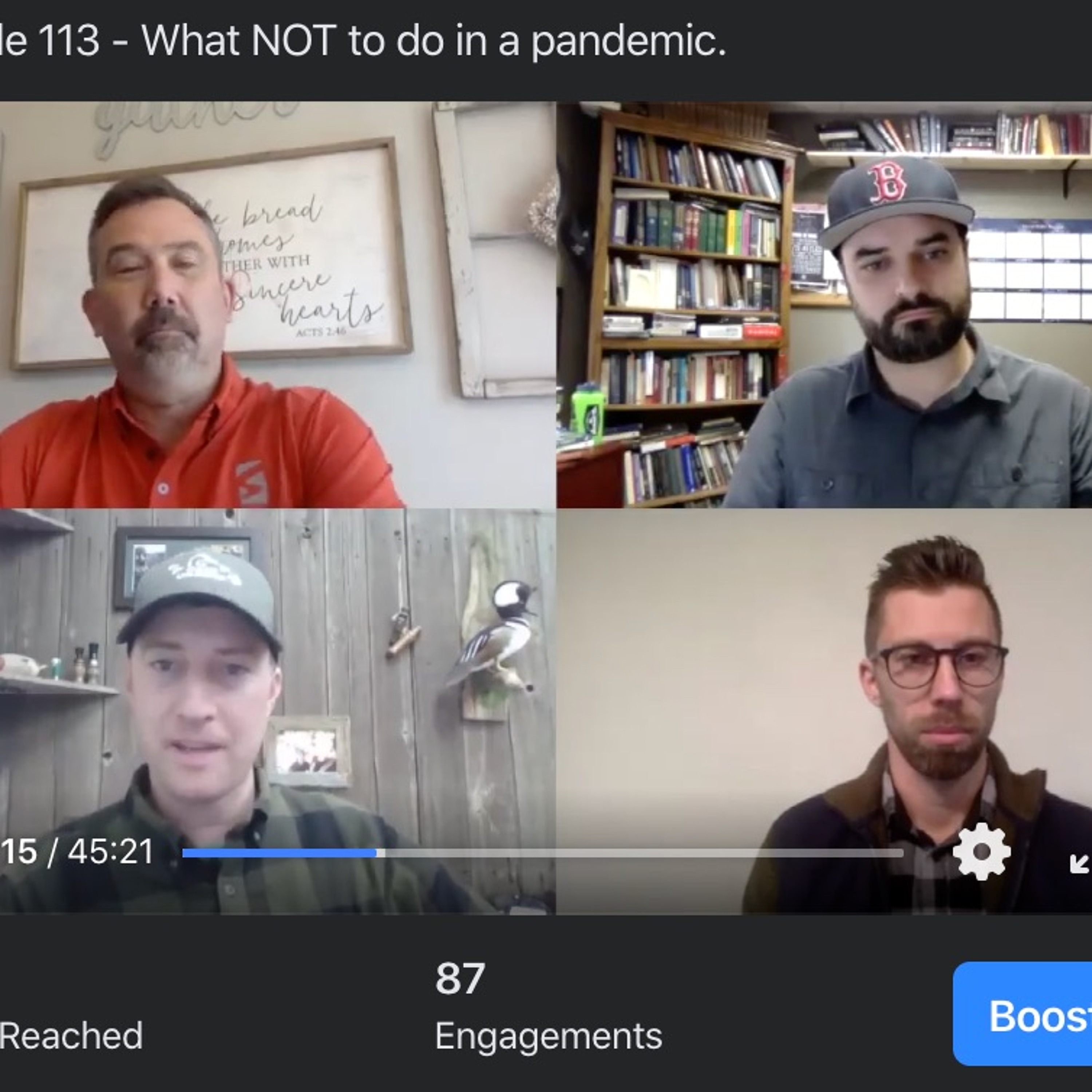 Episode 113: "What NOT To Do During A Pandemic" episode artwork