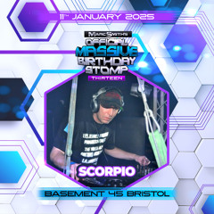 STOMP TAPES VOL 6 - SCORPIO Promo mix for Marc Smith's MASSIVE Birthday STOMP 13 -Jan 11th 2025