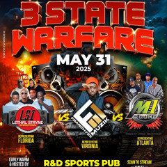 3 STATE WARFARE - M1 VS LETHAL STAYNE VS FRANCHIZE MUZIK