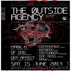 DOC ROSS VS DISTURBER @ DISORDER PRESENTS THE OUTSIDE AGENCY - MELBOURNE - JUNE 2013