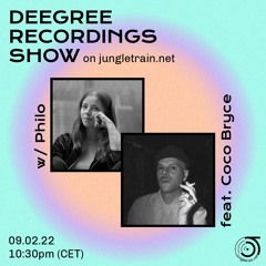 220209 - Deegree Recordings Show on jungletrain.net feat. Coco Bryce