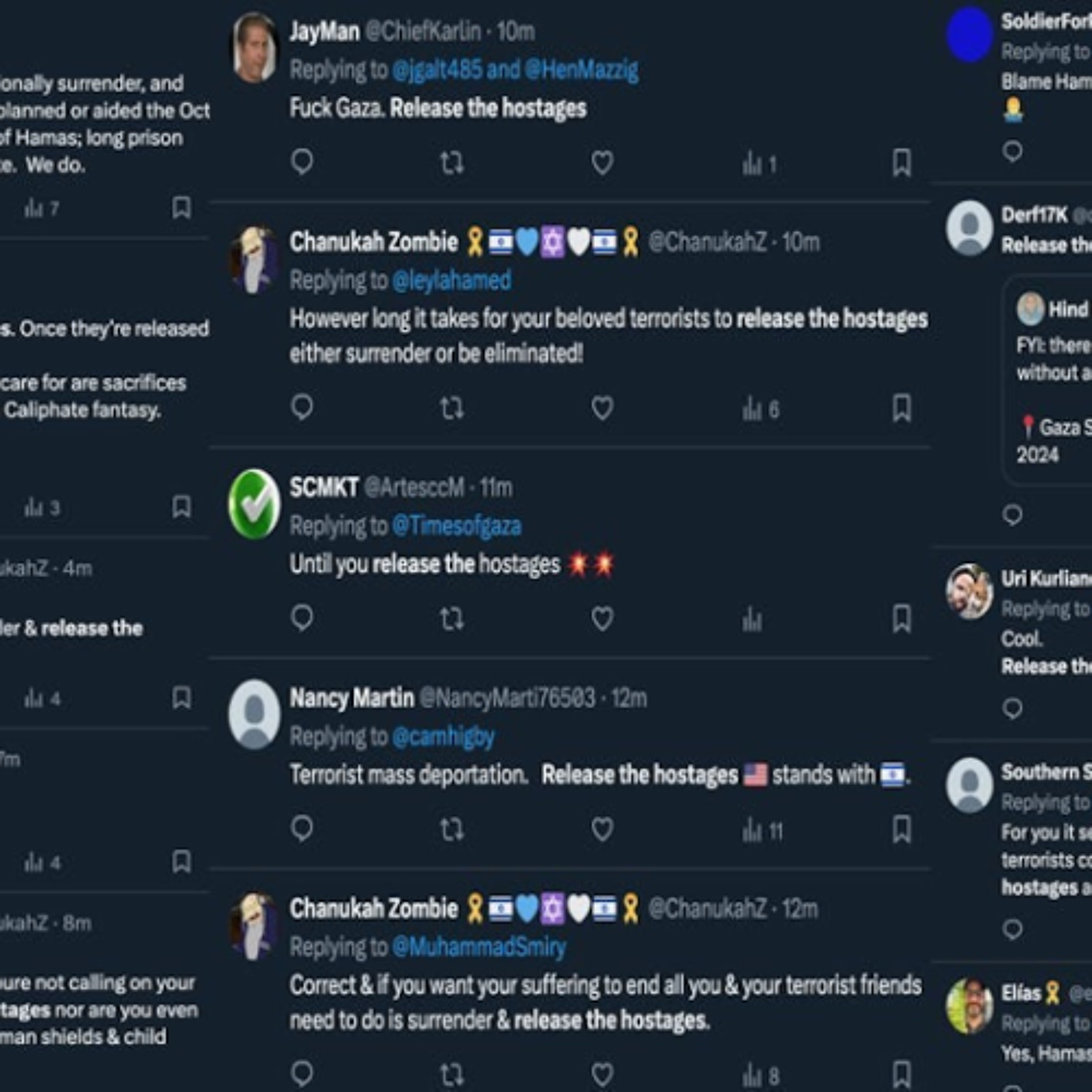 They Said The Massacres Would Stop When The Hostages Were Released. They Haven't Stopped