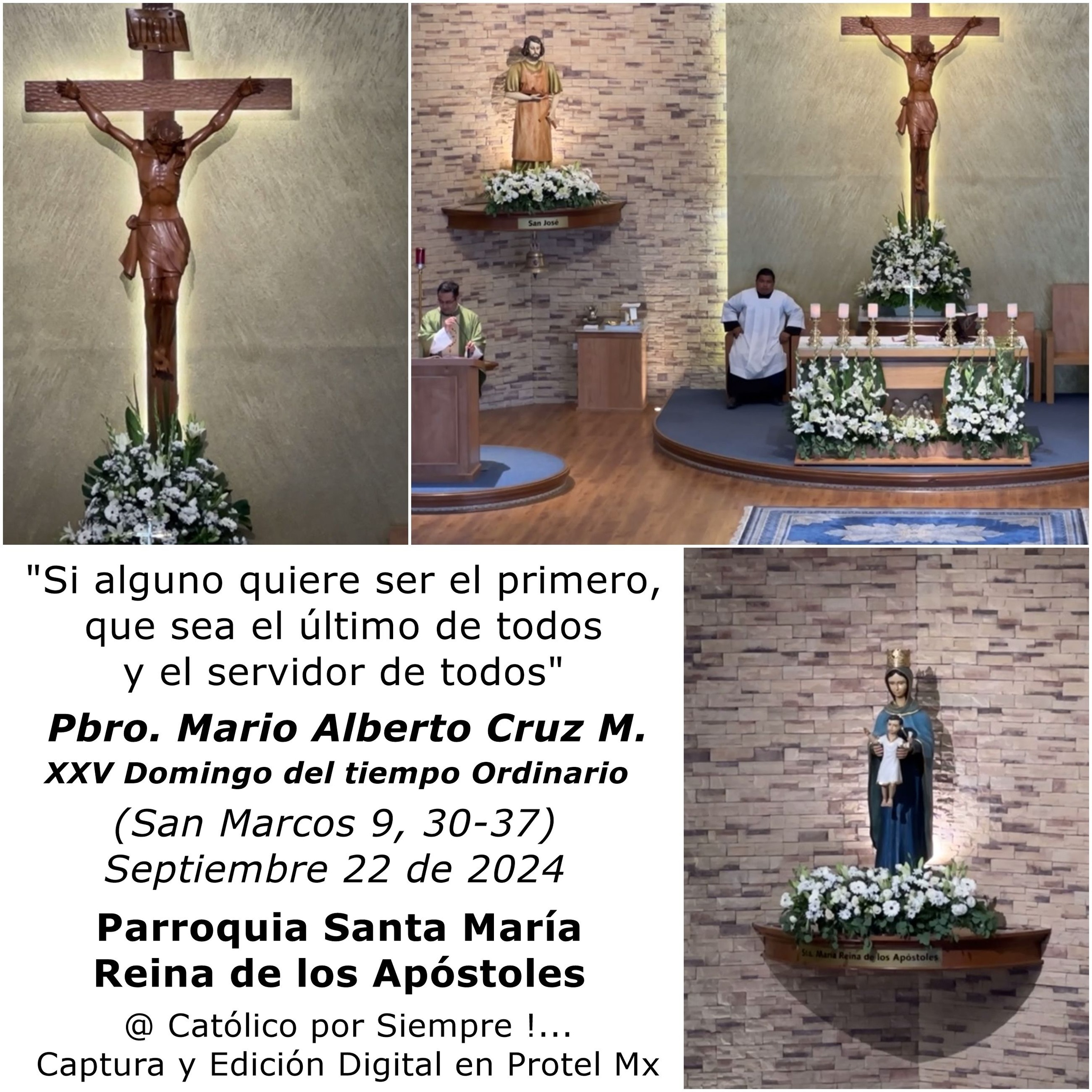 Podcast # 950 - Homilía del 22 de Sept. 2024 - Pbro. Mario Cruz - # Católico por Siempre !...