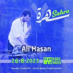 Ali Hasan, live SAHRA 7 in Badehaus.berlin