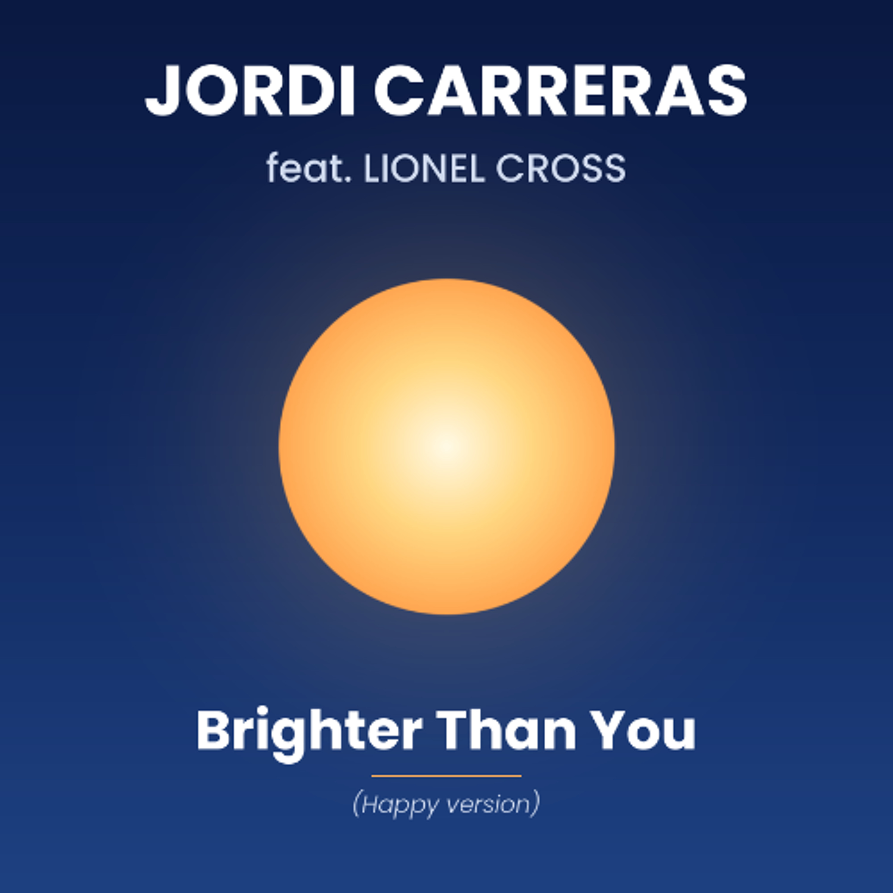 JORDI CARRERAS feat Lionel Cross - Brigther Than You (Happy version)