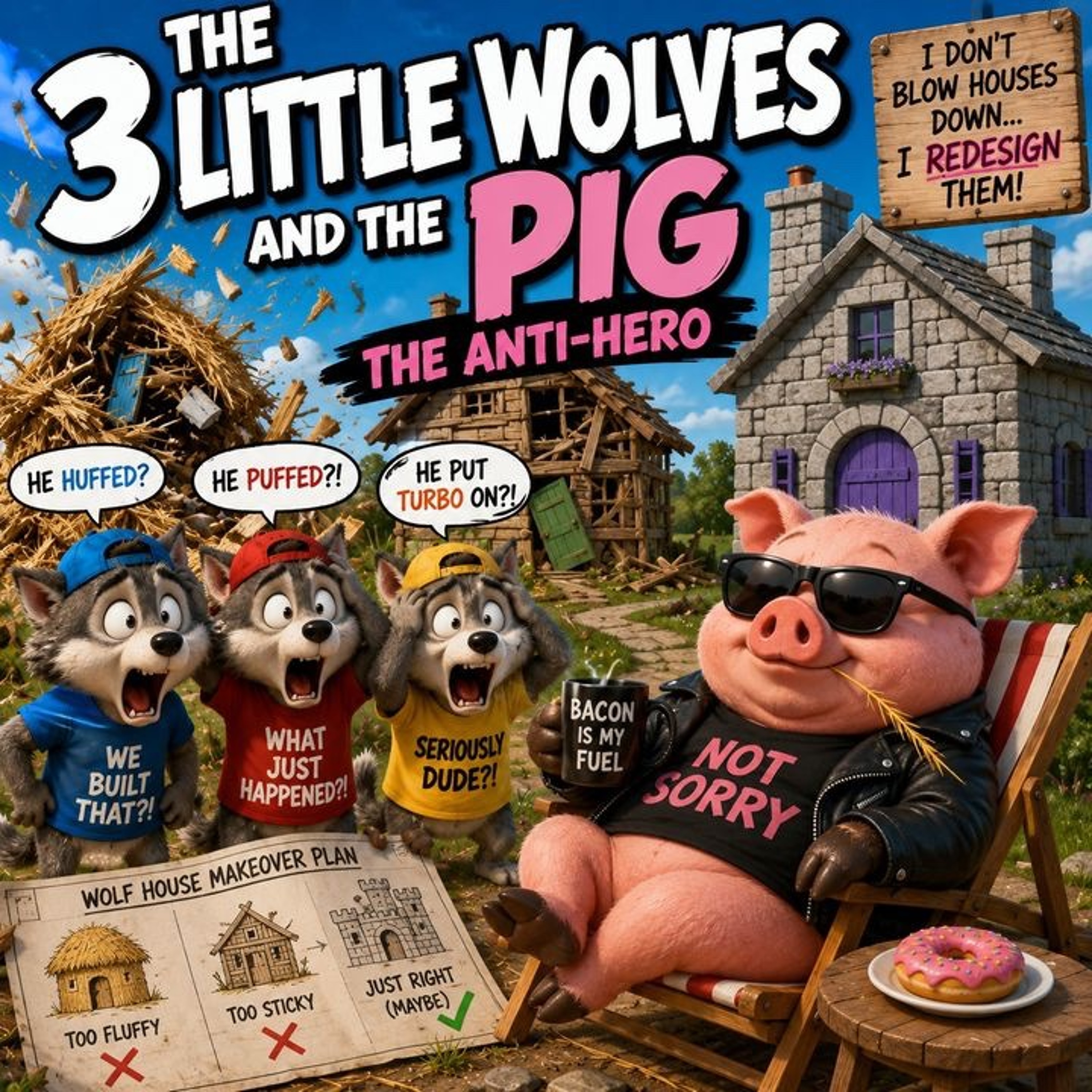 The Three Little Wolves - Jason’s Bed Time Story Time episode artwork