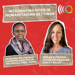 Integrating NCDs in humanitarian settings