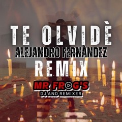 Alejandro Fernandez - Te Olvide (Mr Frog's Remix)