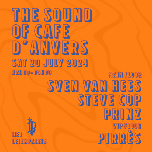 DJ Prinz at The Sound of Cafe d'Anvers 20-07-2024