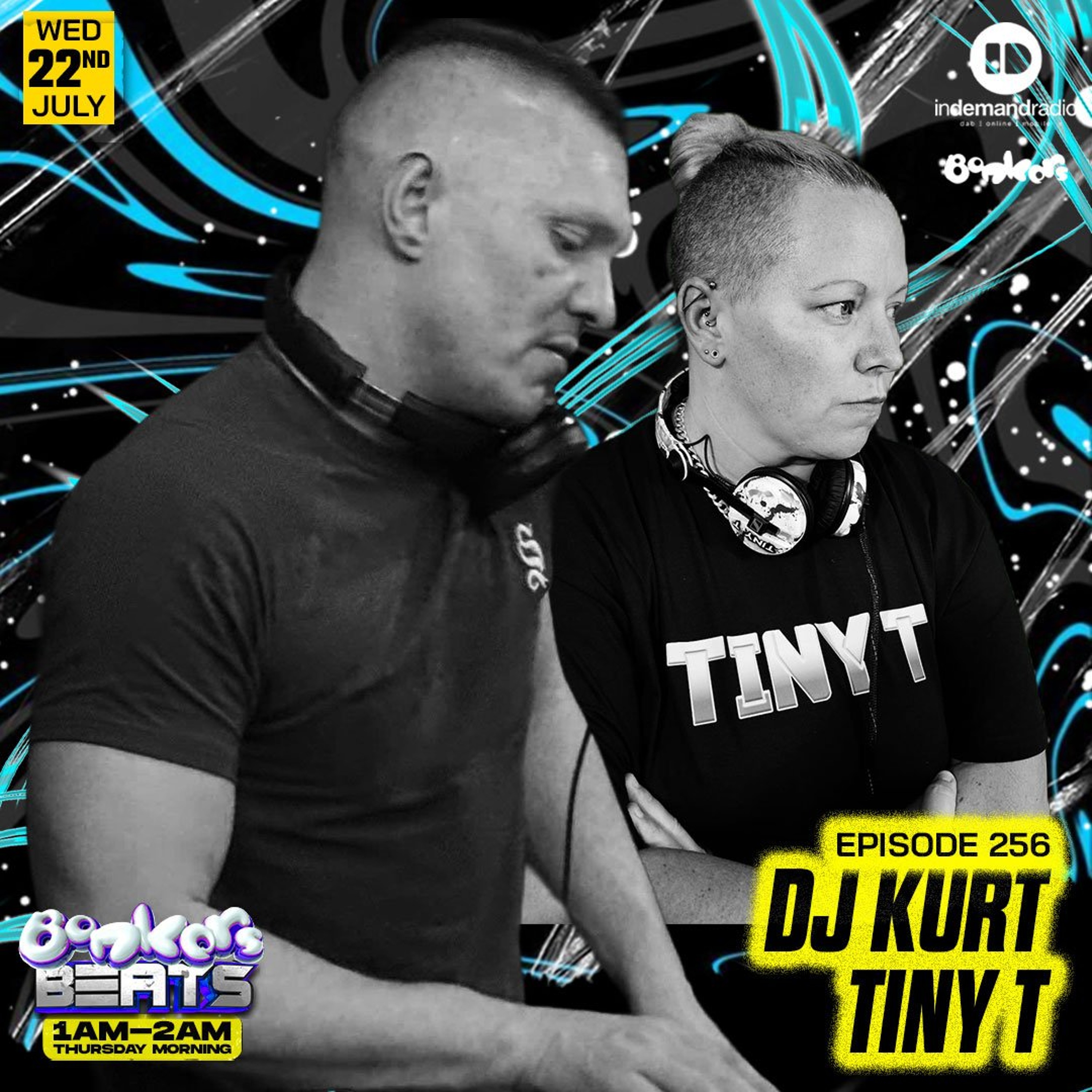DJ Kurt & Tiny T - Bonkers Beats 256 episode artwork