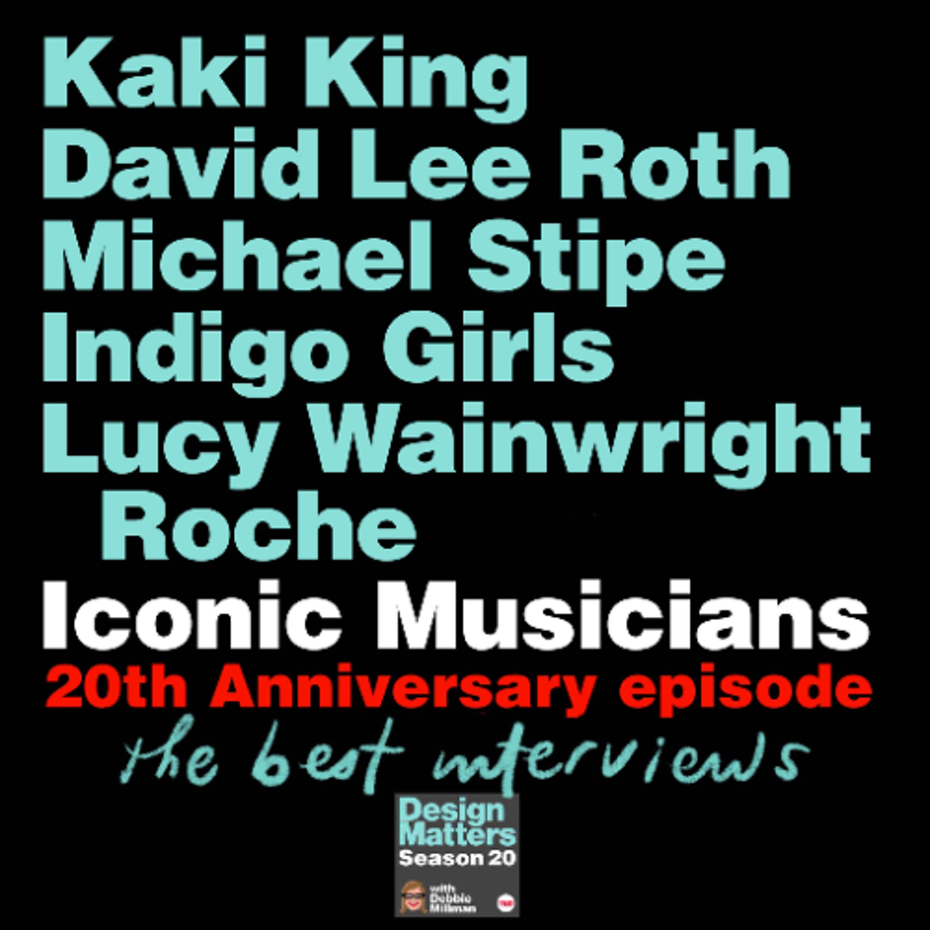 20th Anniversary celebration with iconic musicians Kaki King, David Lee Roth, Lucy Wainwright Roche, Michael Stipe, and the Indigo Girls