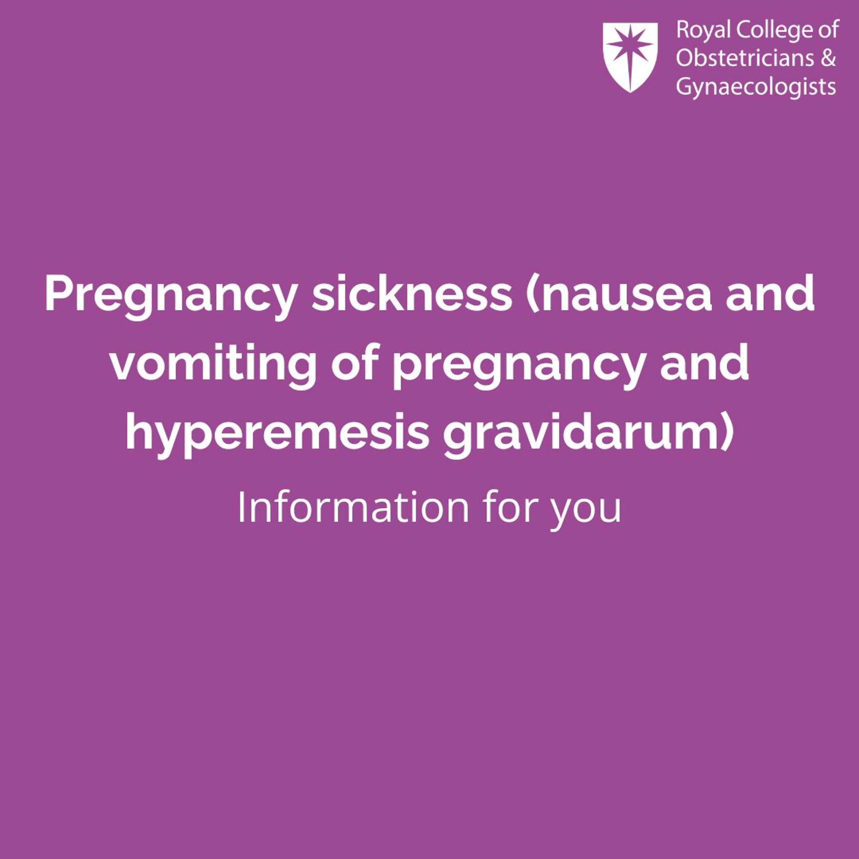 Pregnancy sickness