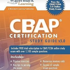 (PDF Download) CBAP Certification Study Guide v3.0 By  Richard Larson (Author),  Full Pages