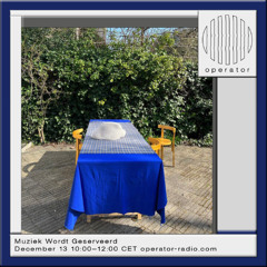 Muziek Wordt Geserveerd - 13th December 2025