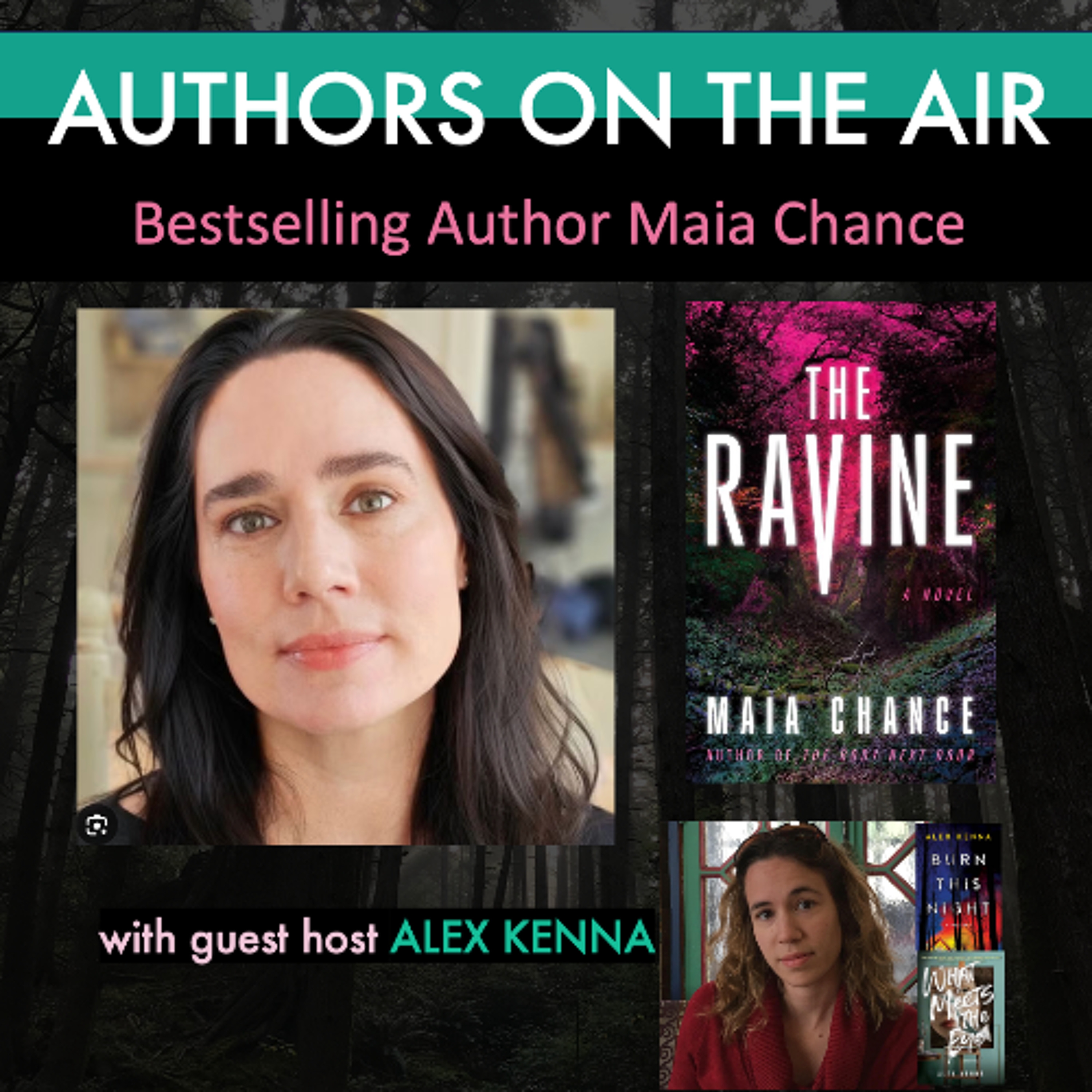 Alex Kenna Interviews Maia Chance about The Ravine episode artwork