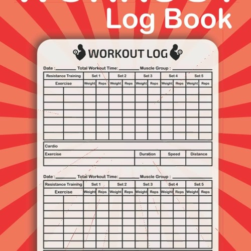 Stream EPUB Workout log book: Workout Tracker Journal for Men and