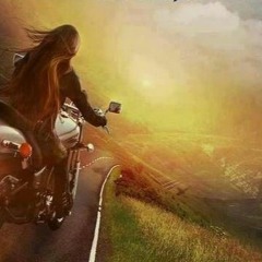 Mushroom-mommy on her motorcycle adventure