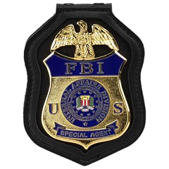 Through the badge