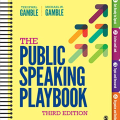 FREE EPUB 💜 The Public Speaking Playbook by  Teri Kwal Gamble &  Michael W. Gamble E