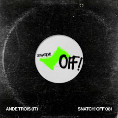 02 AnDe Trois  (IT) - Try Me  (Extended Mix) [Snatch! Records]