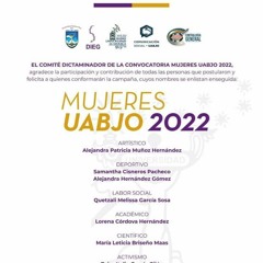 Mujeres UABJO 2022.