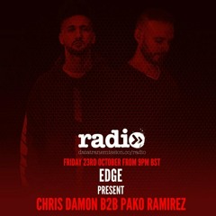 Pako Ramirez b2b Chris Damon representing Edge Events London on Data Transmission Radio