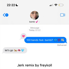 Dina Ayada - 100 bands (feat. bambi) jerk remix by freykoll