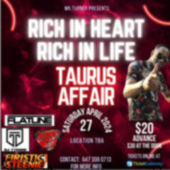 TAURUS AFFAIR - STEENIE/FLATLINE/HEAVY METAL/TYRONE @EVE EVENT SPACE, MISSISSAUGA 4/2024